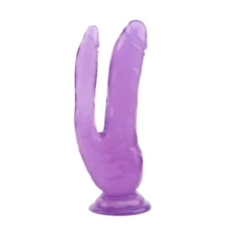 20 CM Double Dildo - Purple koop je bij Speelgoed voor Volwassenen