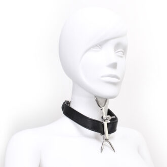 Adjustable Double Neck Collar with Pins koop je bij Speelgoed voor Volwassenen