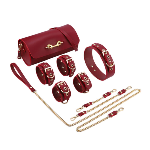 BDSM Deluxe 5 Item Kit - Red koop je bij Speelgoed voor Volwassenen