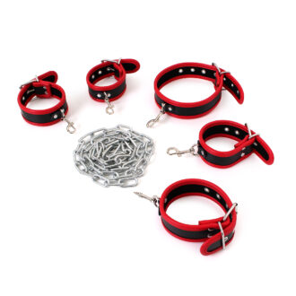 Budget Body Restraints Set Black & Red koop je bij Speelgoed voor Volwassenen