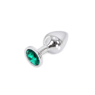 Buttplug Aluminium Green Medium koop je bij Speelgoed voor Volwassenen