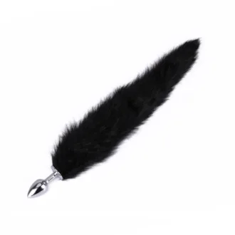 Fox Tail Plug Black Short koop je bij Speelgoed voor Volwassenen