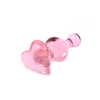 Glass Dildo Heart Love koop je bij Speelgoed voor Volwassenen