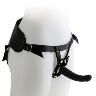 Harness with Black Dildo - Size M koop je bij Speelgoed voor Volwassenen