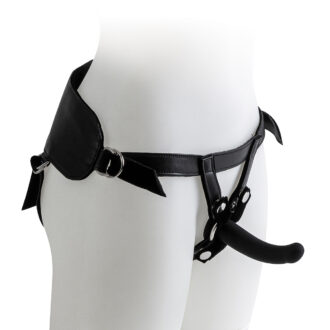 Harness with Black Dildo - Size S koop je bij Speelgoed voor Volwassenen