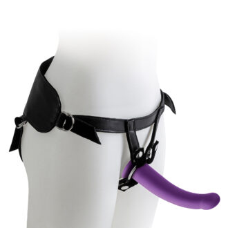 Harness with Purple Dildo - Size L koop je bij Speelgoed voor Volwassenen