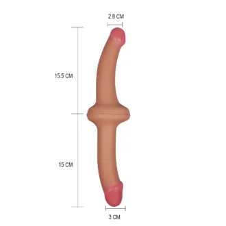 Holy Dong - Premium Silicone Double-ended Dildo 1622 Flesh koop je bij Speelgoed voor Volwassenen