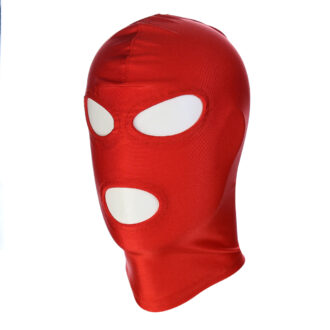 Red BDSM Hood Classic 3 Hole koop je bij Speelgoed voor Volwassenen