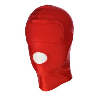 Red BDSM Hood Mouth Only koop je bij Speelgoed voor Volwassenen