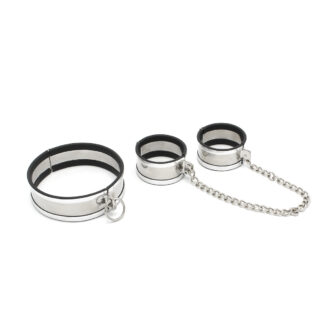 Steel Large Collar & Cuffs koop je bij Speelgoed voor Volwassenen