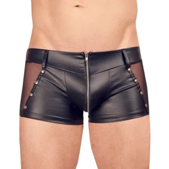 Zwarte short met mesh inzetstukken van , GTIN: