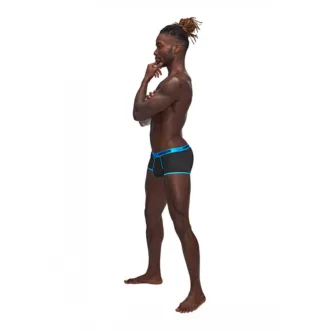 Male Power Casanova Zwart / blauwe mini short - Afbeelding 2