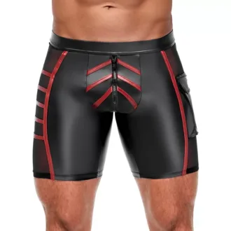 2133210 NEK Zwart-Rood Short voorkant