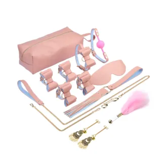 BDSM Bowties 10 Item Kit - Pink koop je bij Speelgoed voor Volwassenen