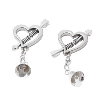 Heart Shaped Spring Nipple Clamps koop je bij Speelgoed voor Volwassenen