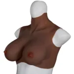 XX-DreamsToys Ultra Realistic Breast Form Black Size L koop je bij Speelgoed voor Volwassenen