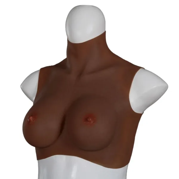 XX-DreamsToys Ultra Realistic Breast Form Black Size M koop je bij Speelgoed voor Volwassenen