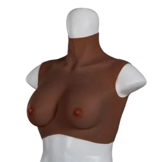 XX-DreamsToys Ultra Realistic Breast Form Black Size S koop je bij Speelgoed voor Volwassenen