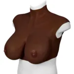 XX-DreamsToys Ultra Realistic Breast Form Black Size XL koop je bij Speelgoed voor Volwassenen