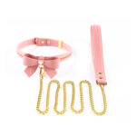 Sevanda Love Heart Butterfly Leather Collar - Pink koop je bij Speelgoed voor Volwassenen