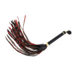 Sevanda Red & Black Braided Tail Flogger koop je bij Speelgoed voor Volwassenen