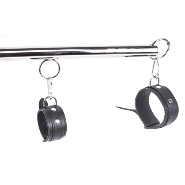 Spreader Bar set - Black Leather van Kiotos Steel, GTIN: 8719497531233