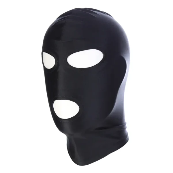 Black BDSM Hood Classic 3 Hole van Kiotos Leather, GTIN: 8718969407984