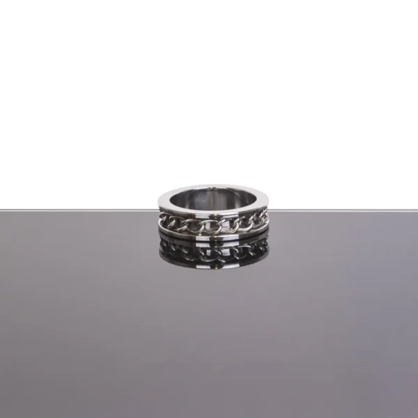 Chain Link Cockring - 50 mm van Kiotos Steel, GTIN: 8719497530908