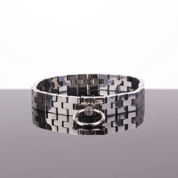 Watch band Collar with Gems van Kiotos Steel, GTIN: 8719497530250