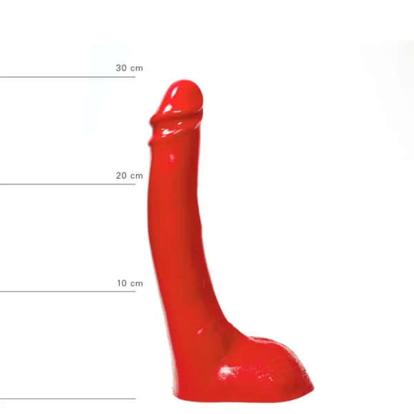 All Red Dildo 29 cm van All Black, GTIN: 5420044205127