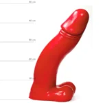 All Red Dildo 45 cm van All Black, GTIN: 5420044205196