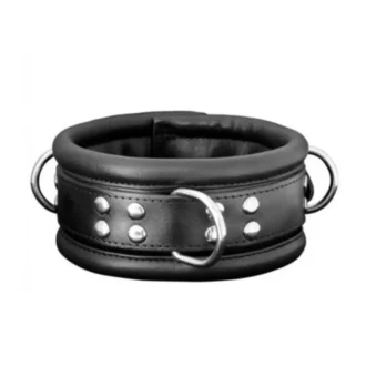 Leather Collar 6,5 cm - Black van Kiotos Leather, GTIN: 8718969404662