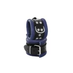 Leather Handcuffs Blue - 6,5 cm van Kiotos Leather, GTIN: 8718969404730