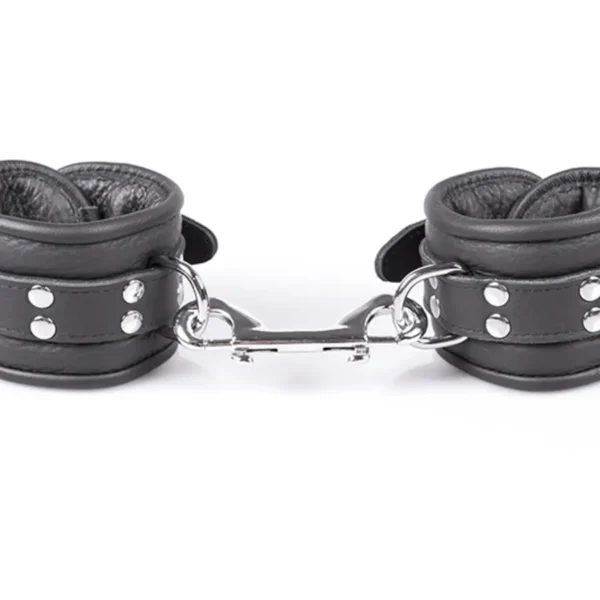 Professional Handcuffs 7 cm - Black van Kiotos Leather, GTIN: 8718969407250