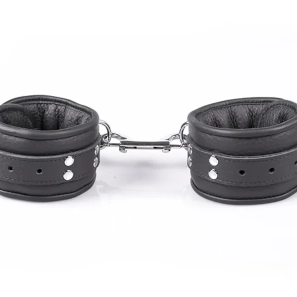 Professional Anklecuffs 7 cm - Black van Kiotos Leather, GTIN: 8718969407267