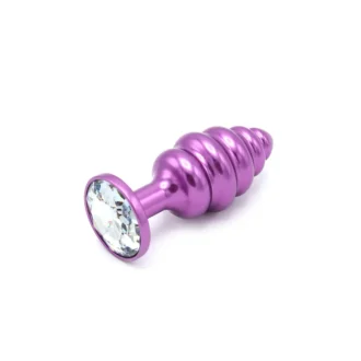 Aluminum Alloy paarse anaal plug van Kiotos BDSM, GTIN: 8719497531332