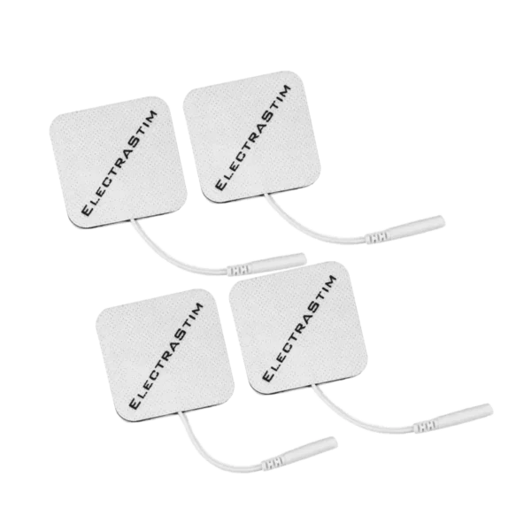 4x Square Self Adhesive Pads 5 x 5 cm van ElectraStim, GTIN: 609224031489