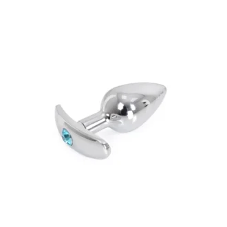 Aluminium Handle Buttplug Blue Gem van Kiotos Steel, GTIN: 8720246441475