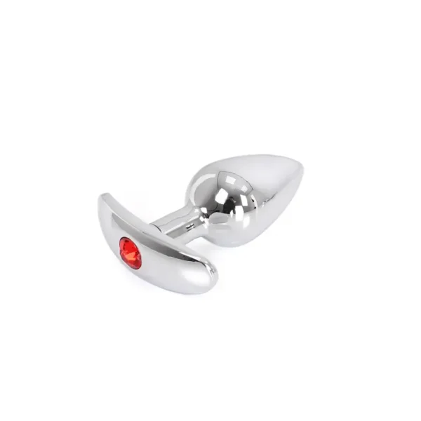 Aluminium Handle Buttplug Red Gem van Kiotos Steel, GTIN: 8720246441444