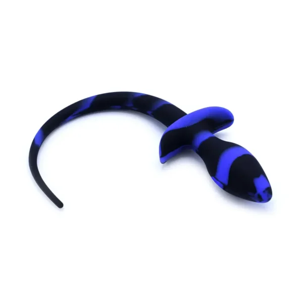 Anal Plug Dog Tail Black/Blue van Kiotos X Label, GTIN: 8720246446852