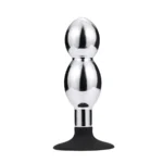 Anal Plug With Suction Cup-Two Balls van Kiotos BDSM, GTIN: 8719497537549