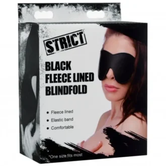 Black Fleece Lined Blindfold van Strict, GTIN: