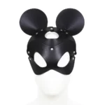 Black Mouse Leather Mask van Kiotos Leather, GTIN: 8719497539949