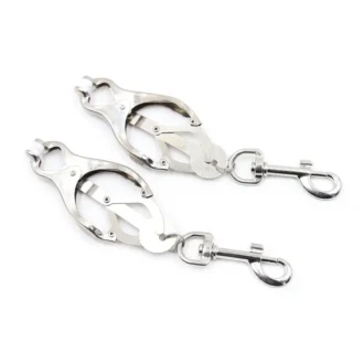 Clover Nipple Clamps with Snap Hook van Kiotos Steel, GTIN: 8719497539857