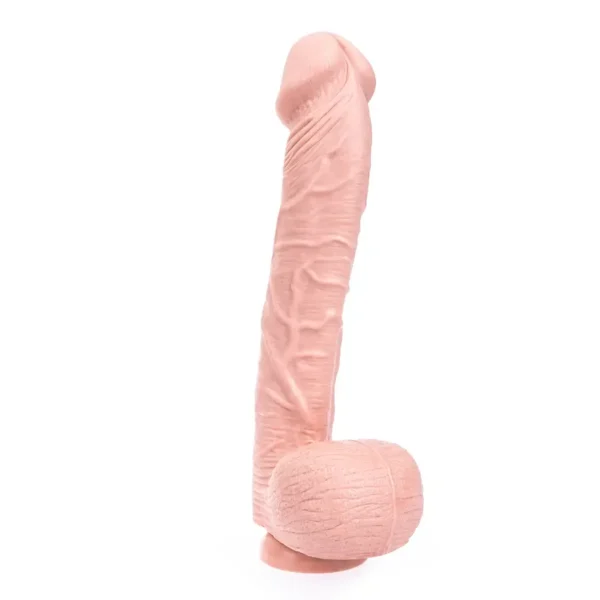 Dinoo King-Size Cock - Curved Flesh van Dinoo, GTIN: 8719497536689