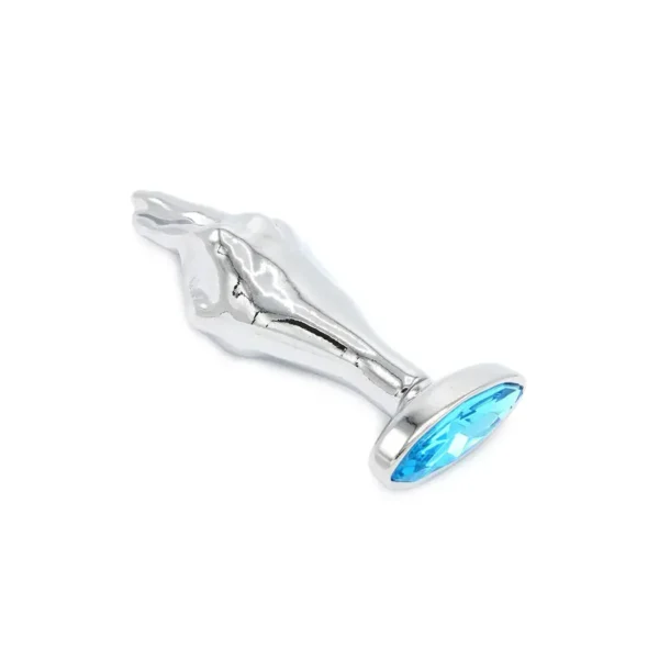 Fist Butplug Blue Gem L van Kiotos Steel, GTIN: 8720246443189