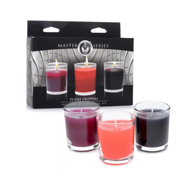 Flame Drippers Candle Set Designed for Wax Play van Master Series, GTIN: