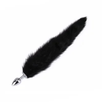 Fox Tail Plug Black Short van Kiotos BDSM, GTIN: 8719497537617