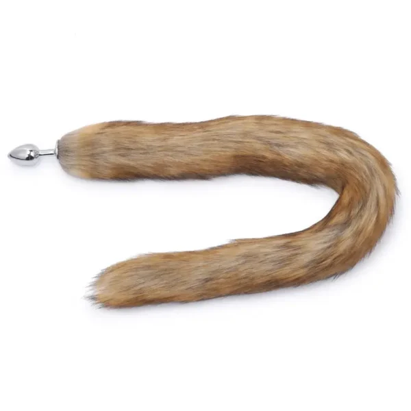 Fox Tail Plug Brown Long van Kiotos BDSM, GTIN: 8719497537679