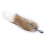 Fox Tail Plug Brown & White - Short van Kiotos BDSM, GTIN: 8719497537624